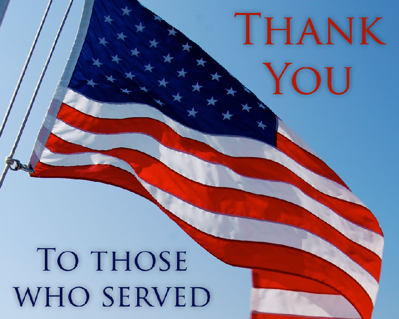 Thank You To Those Who Served