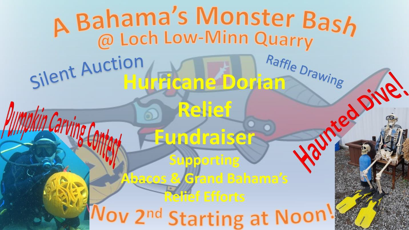 Help raise funds for Hurricane Dorian Relief on Nov. 2nd starting at Noon!