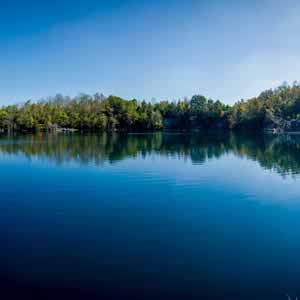 The view from the other side of the lake.
